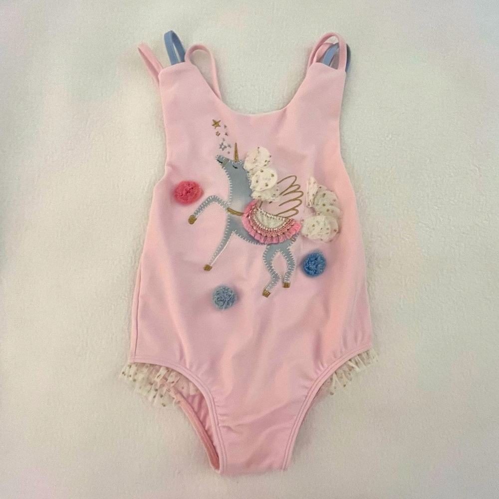 Mud Pie Unicorn Bathingsuit